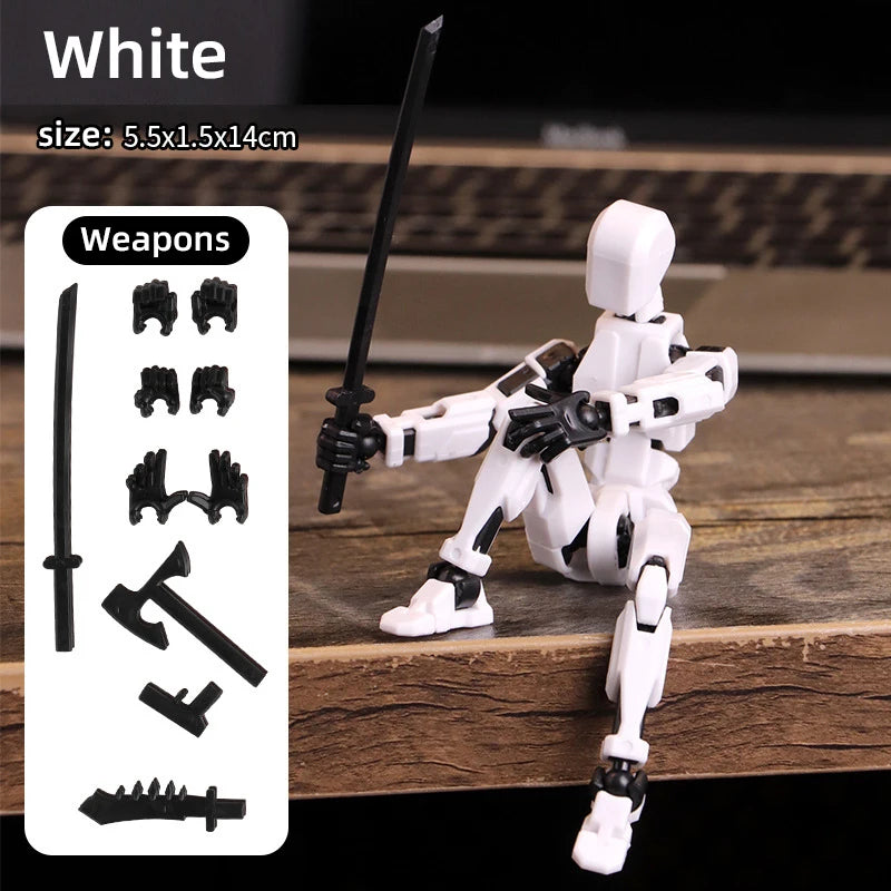 Multi-Jointed Movable Shapeshift Robot 3D Printed Mannequin Dummy 13 Action Figures Toys Kids Adults Parent-Children Games Gifts
