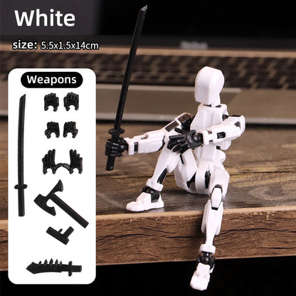 Multi-Jointed Movable Shapeshift Robot 3D Printed Mannequin Dummy 13 Action Figures Toys Kids Adults Parent-Children Games Gifts