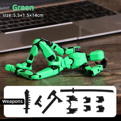 Multi-Jointed Movable Shapeshift Robot 3D Printed Mannequin Dummy 13 Action Figures Toys Kids Adults Parent-Children Games Gifts